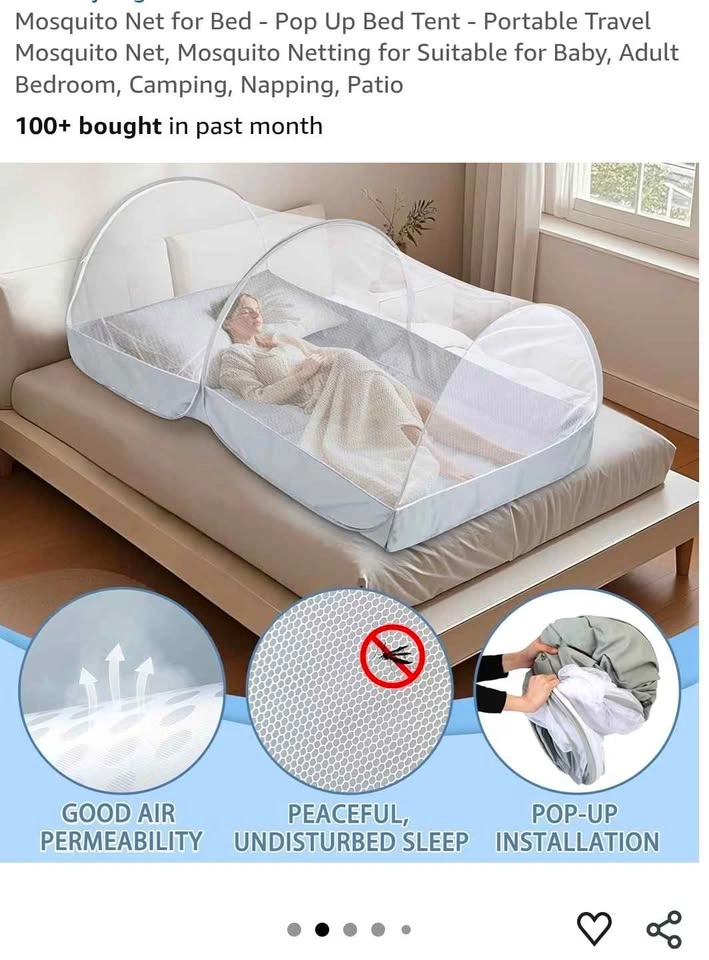 Mosquito Net for Bed - Pop Up Bed Tent - photo 3