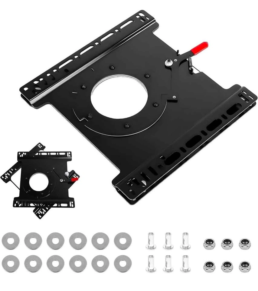 Swivel Car Seat Base, 360° Right Passenger Base Mounting Plate - photo 2
