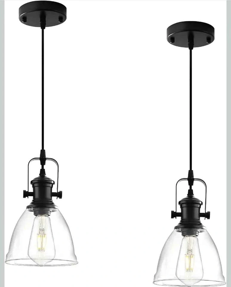 LWWHQ Industrial Farmhouse Black Pendant Light - 1 Available