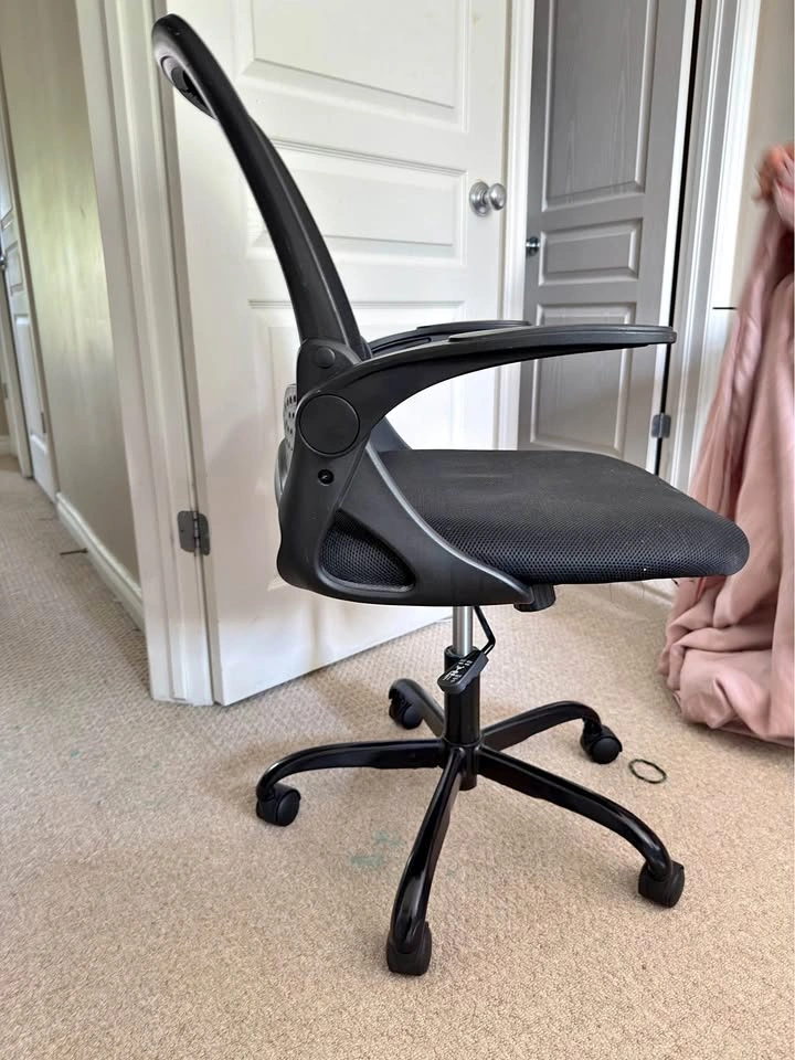 KERDOM Ergonomic Mesh Office Chair with Flip-up Armrests