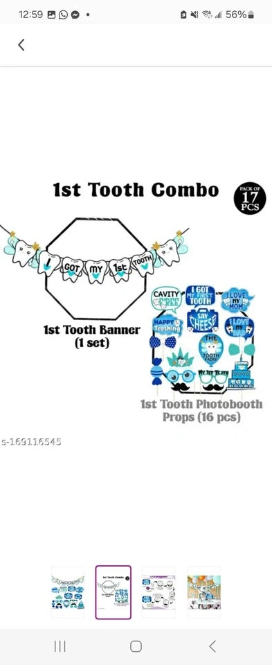 Baby Decoration for First Tooth - photo 3
