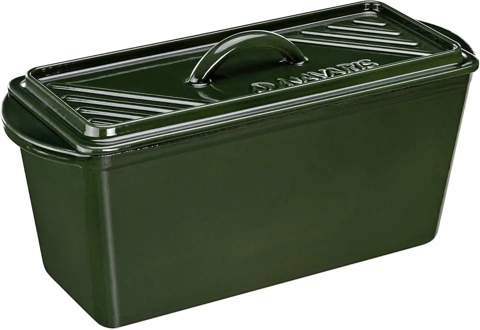 Navaris Bread Loaf Pan with Lid - Green thumbnail