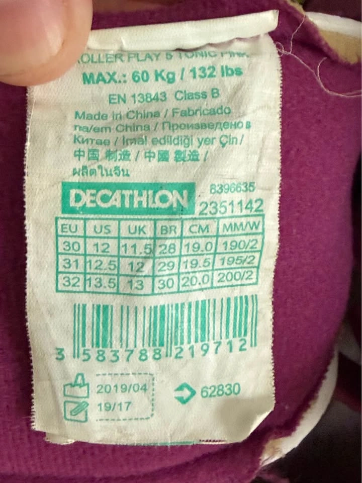 Decathlon Oxelo Kids Adjustable Inline Skates Full Set - photo 4