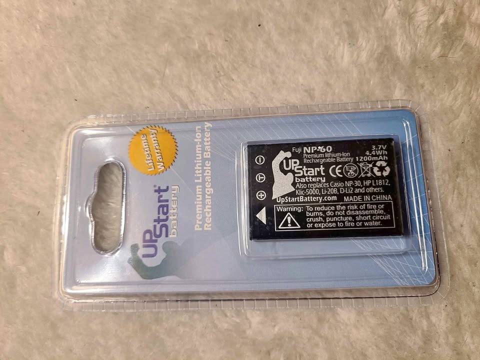 UpStart Battery for Fuji NP-60 / Casio NP-30 / HP L1812