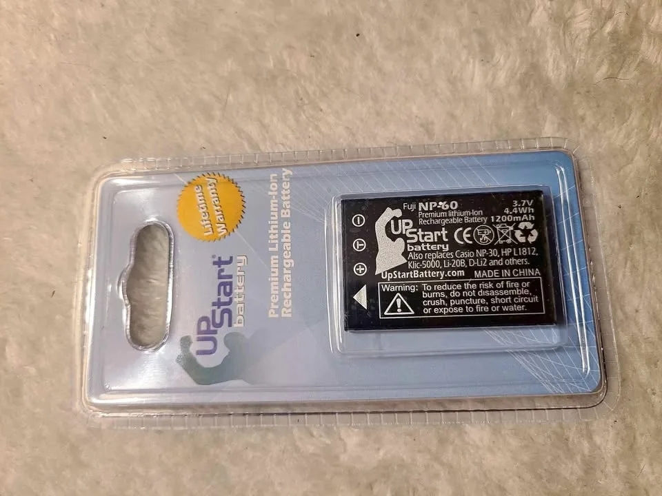 UpStart Battery for Fuji NP-60 / Casio NP-30 / HP L1812 thumbnail