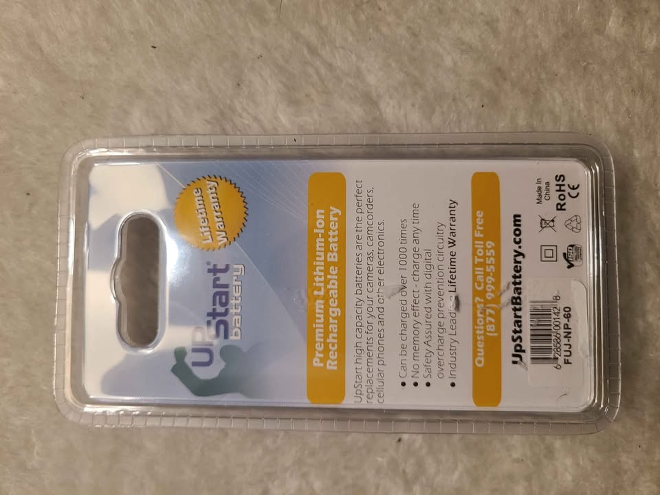 UpStart Battery for Fuji NP-60 / Casio NP-30 / HP L1812 - photo 2
