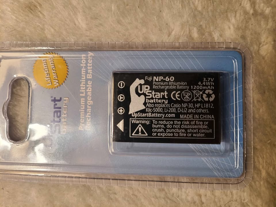 UpStart Battery for Fuji NP-60 / Casio NP-30 / HP L1812 - photo 3