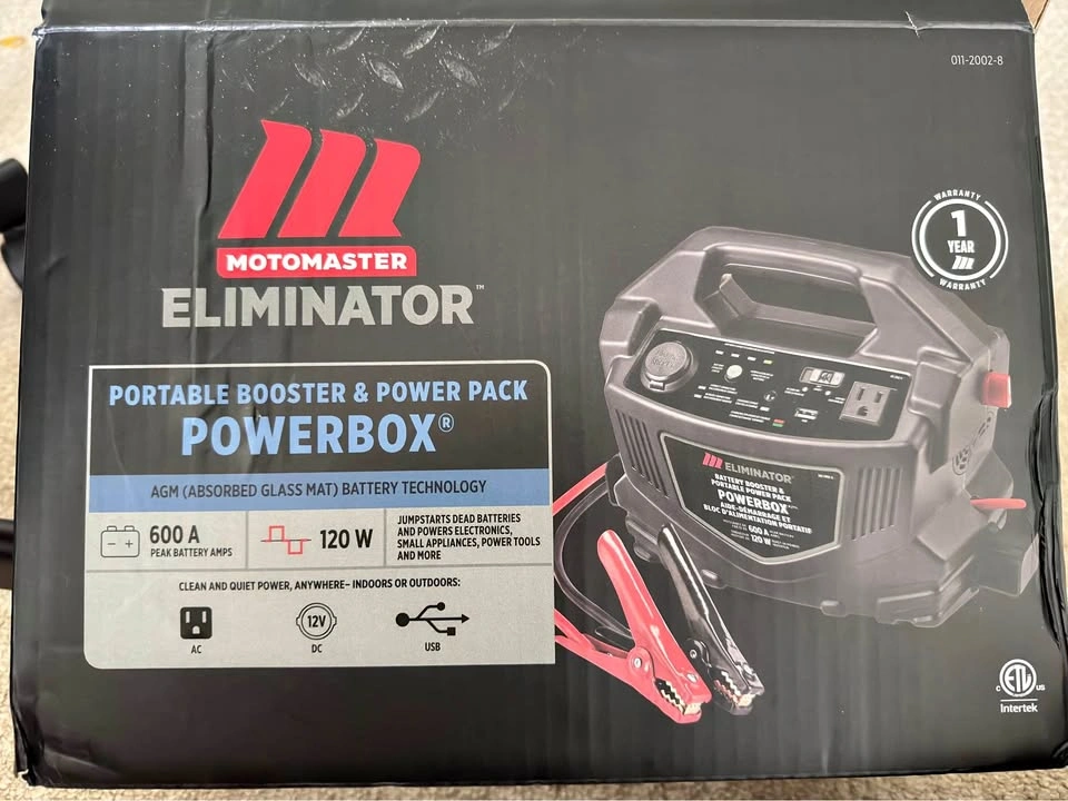 Like New - MotoMaster Eliminator Portable Booster & Power Pack