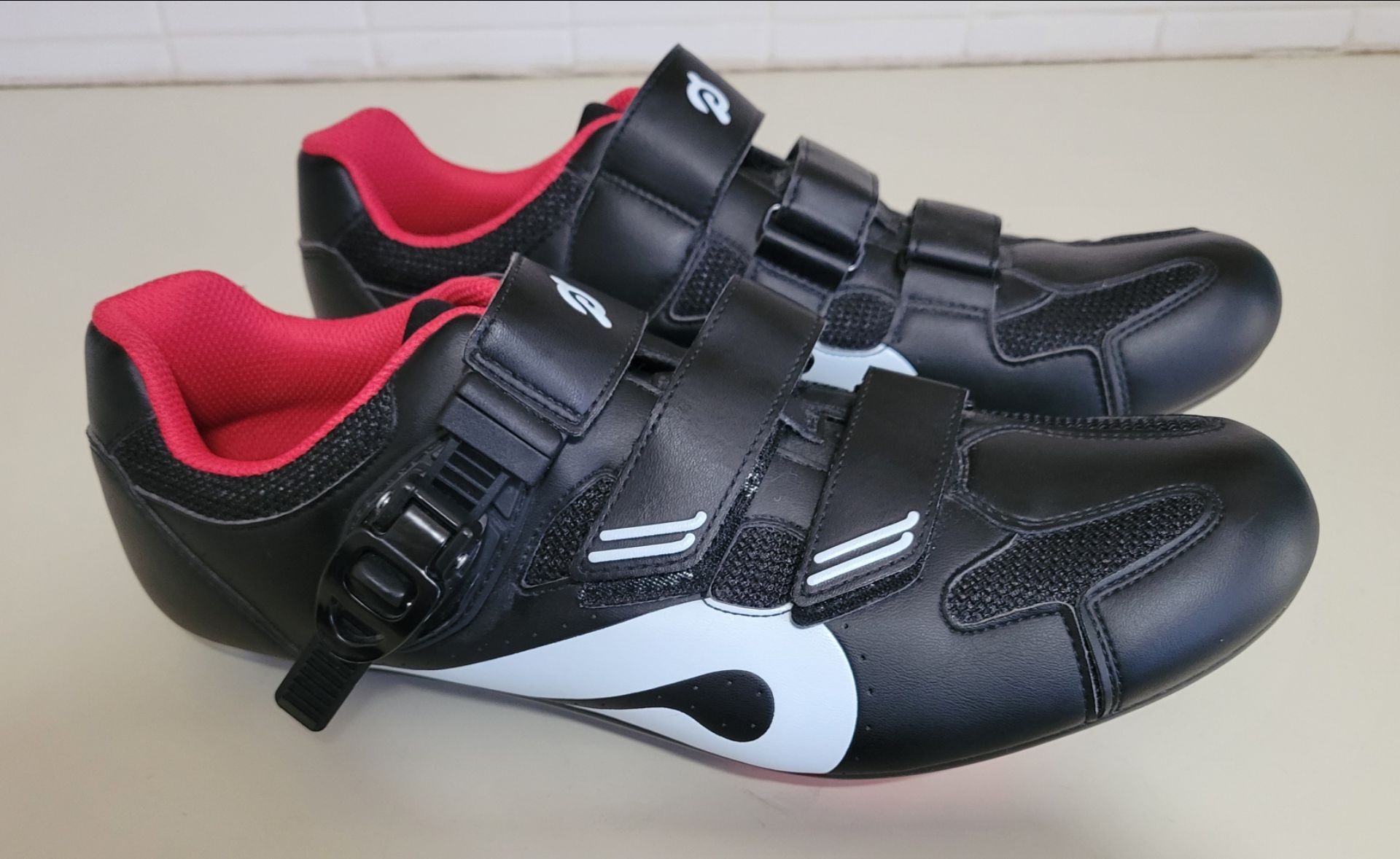 Peloton Black Leather Cycling Bike+ Shoes Size 45 EU / 11 US