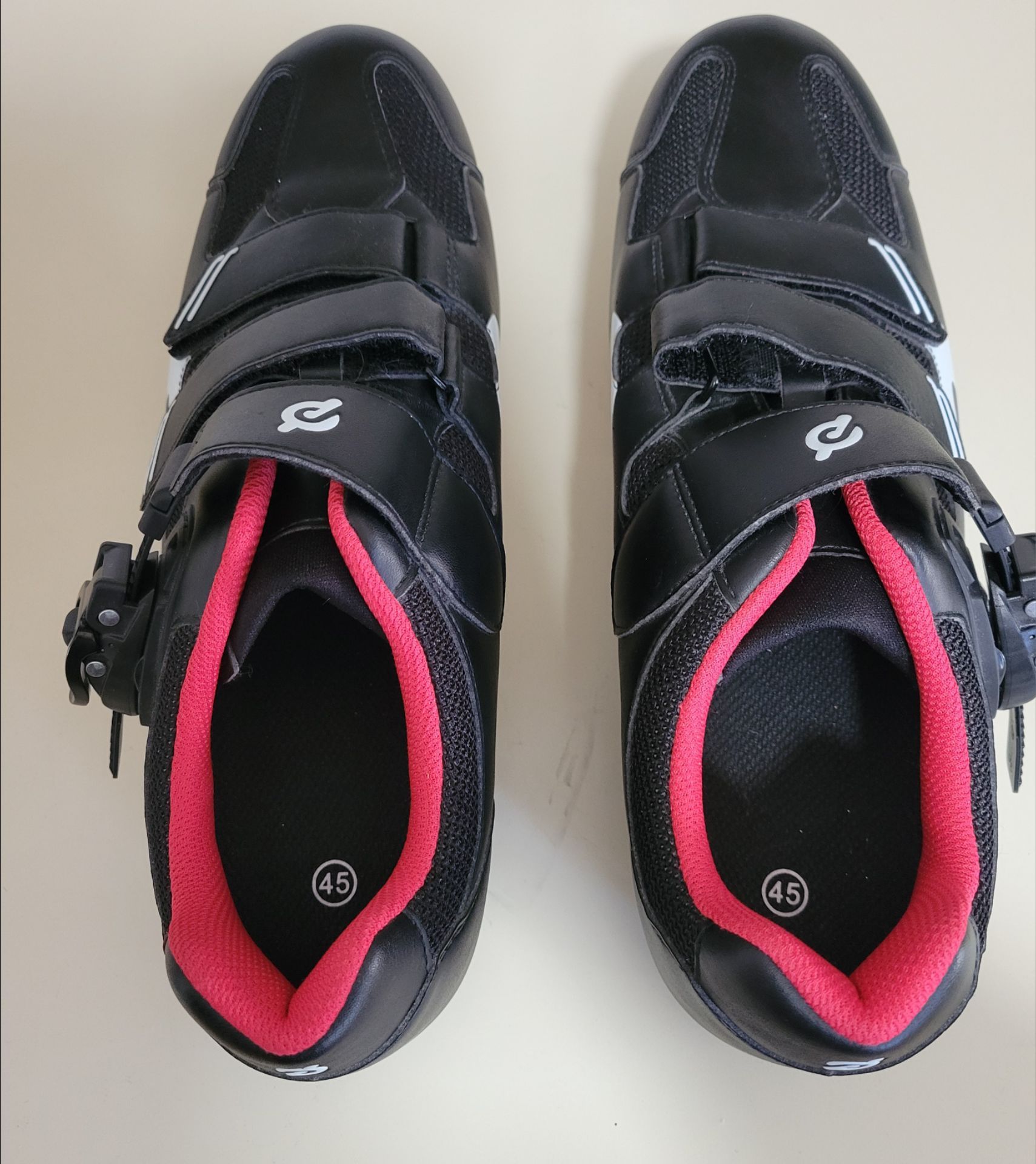 Peloton Black Leather Cycling Bike+ Shoes Size 45 EU / 11 US - photo 5