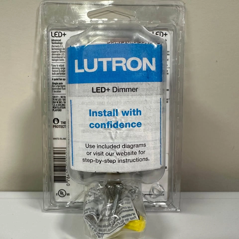 Lutron Maestro Fan Control & Dimmer Switch MACL-LFQH – Sealed - photo 2