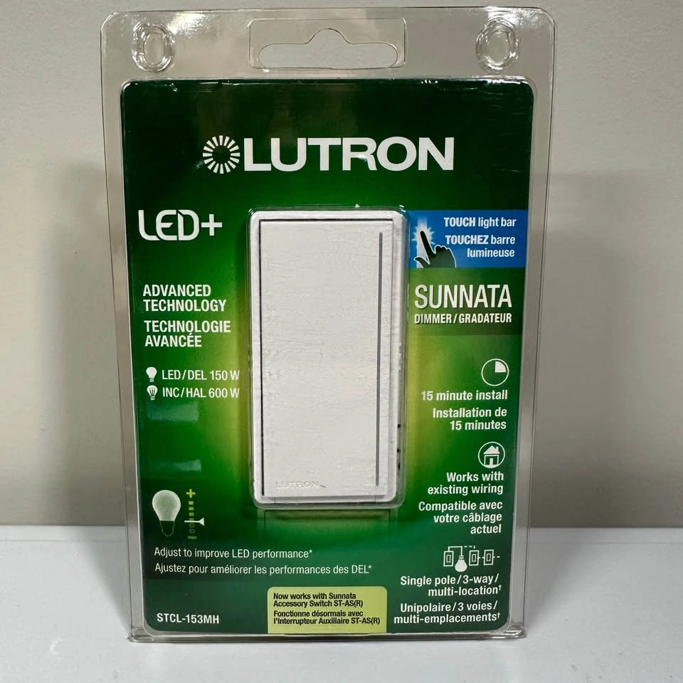 Lutron Sunnata Dimmer STCL-153MH Lot of 2 – Brand New Sealed - photo 2