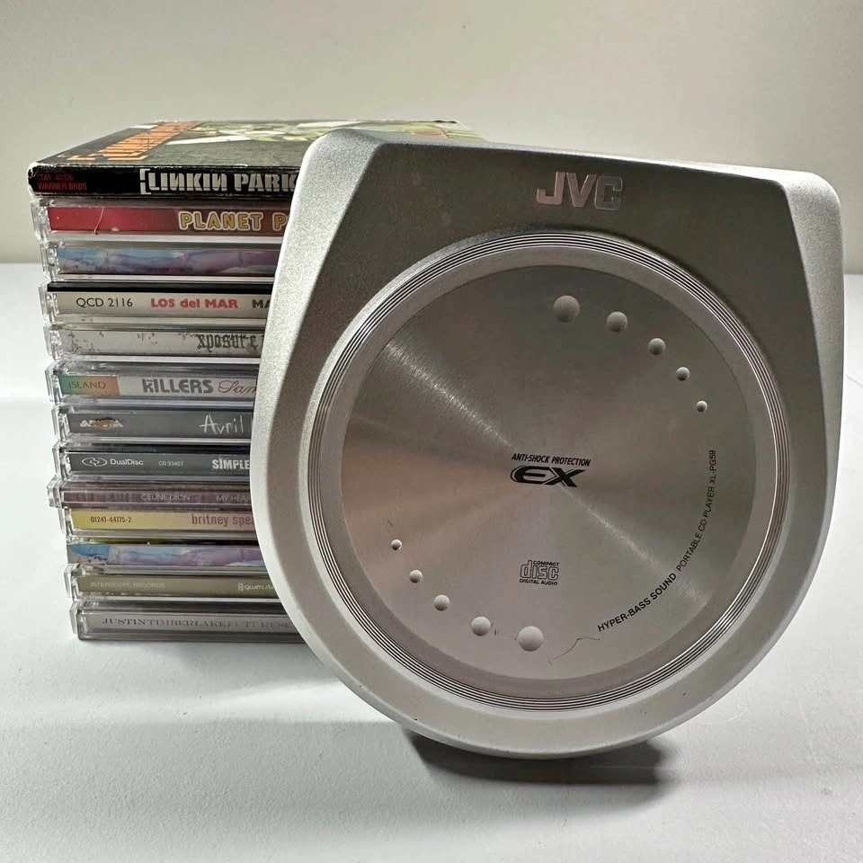 💿 Pop CD Lot + JVC Portable CD Player 💿