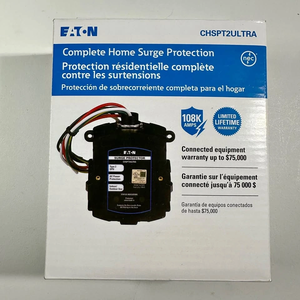 Eaton CHSPT2ULTRA Whole Home Surge Protector – Brand New