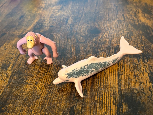 2024 Playmobil McDonalds Orangutan and Dolphin Figures
