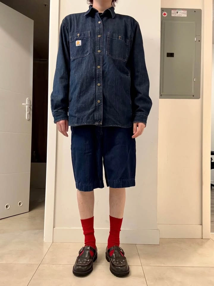 Oak & Fort Denim Shorts - photo 4