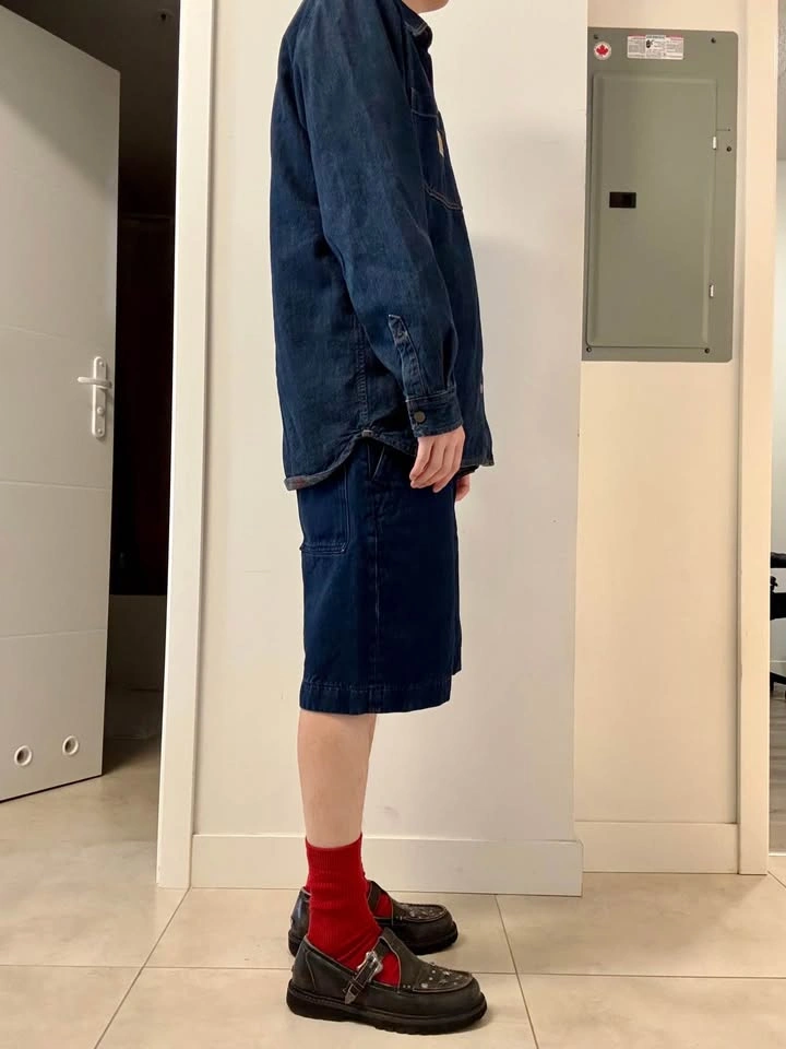 Oak & Fort Denim Shorts - photo 5