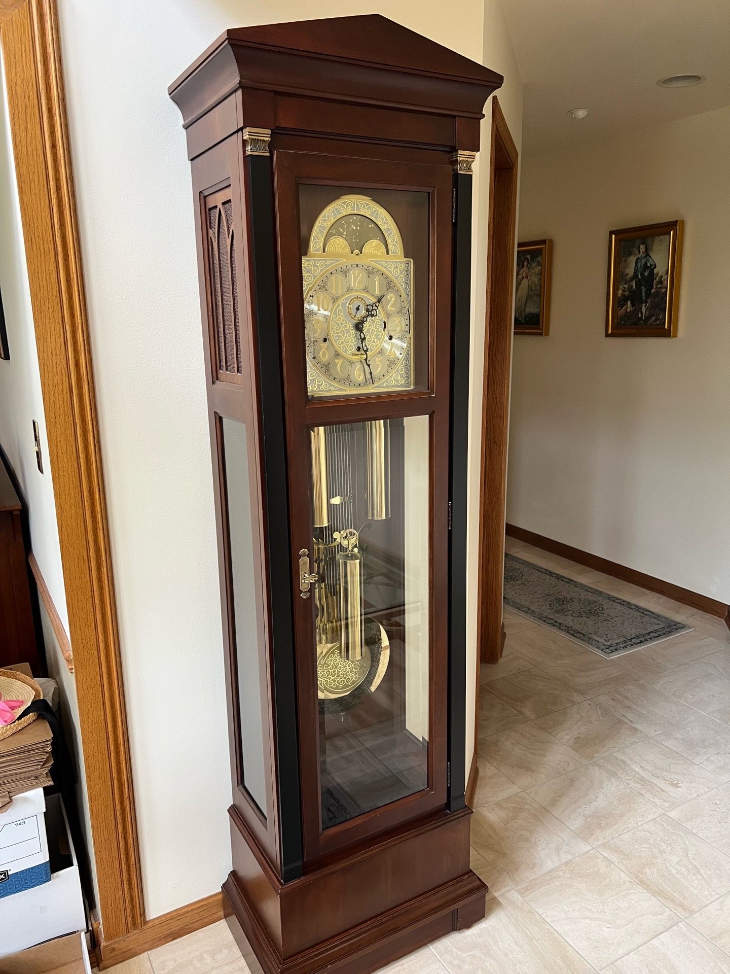 ETHAN ALLEN GRANDFATHER CLOCK