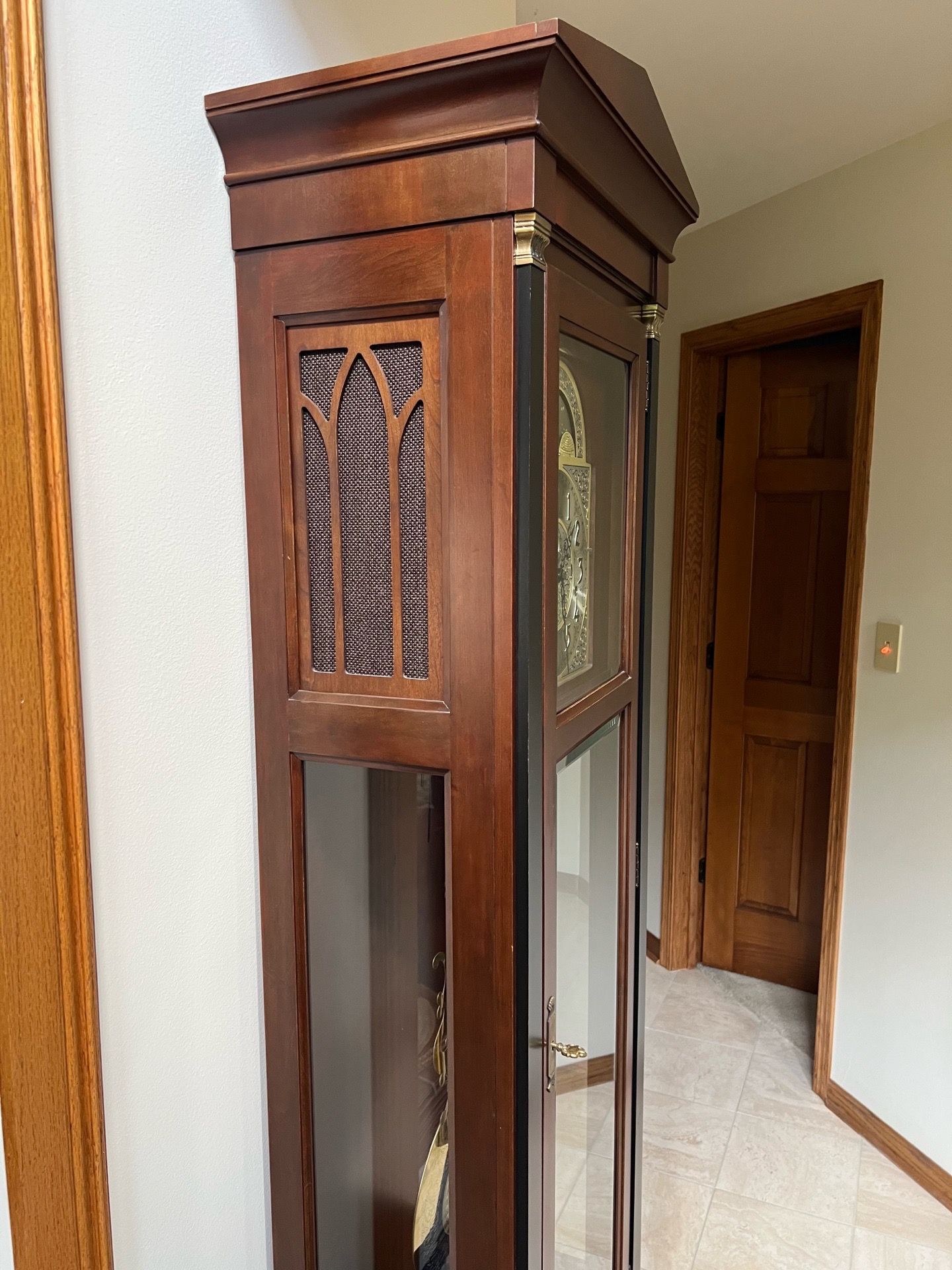 ETHAN ALLEN GRANDFATHER CLOCK - photo 4