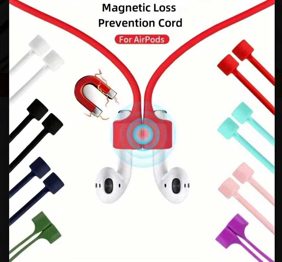 Magnetic Loss Prevention Cord for AirPods