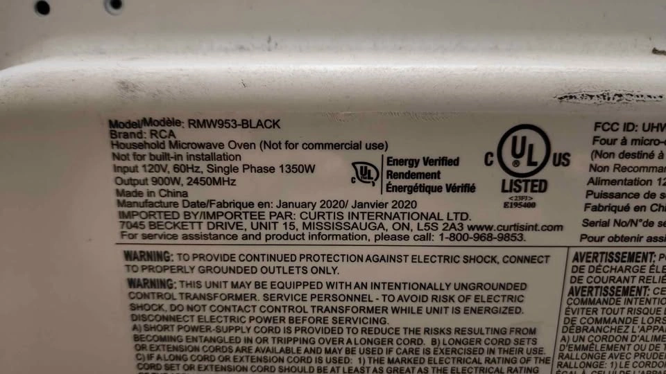 RCA 0.9 Cu. Ft. 900W Microwave - photo 5