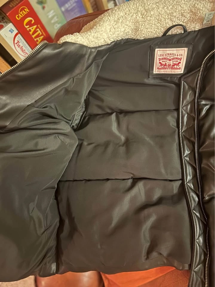 Perfect condition Levi’s faux leather and shearling jacket - photo 4