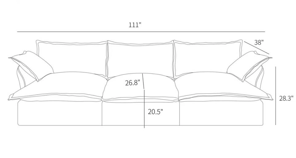 CLOUD Sofa - photo 3