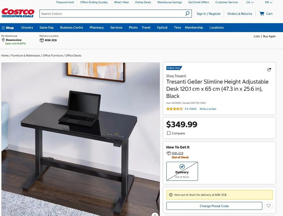 New Electric Height-Adjustable Desk
