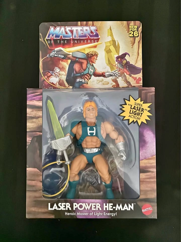 Masters of the Universe Origins Deluxe Laser Power He-Man