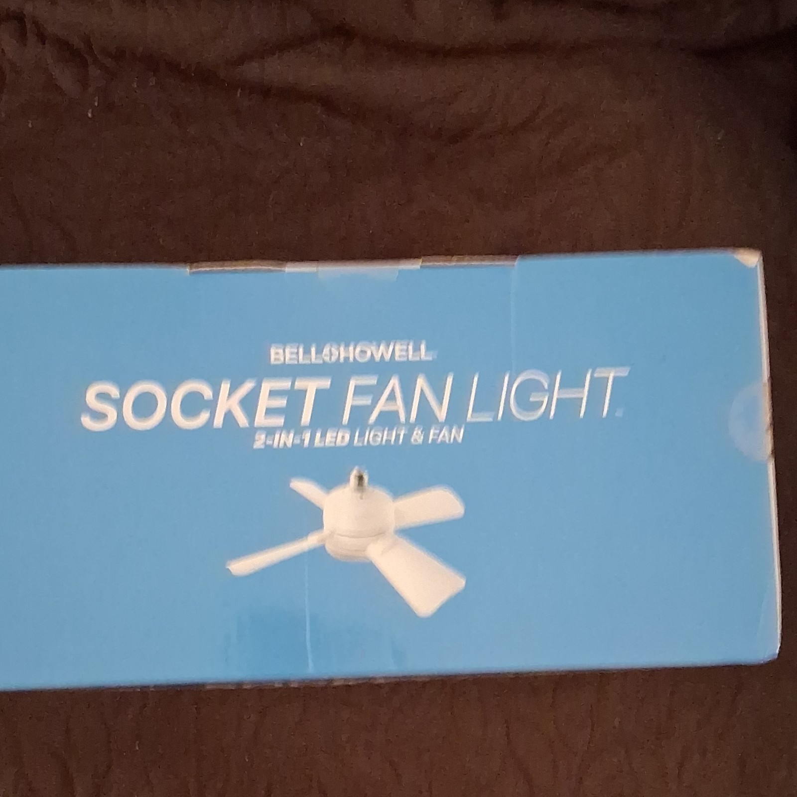Bell + Howell Socket Fan Light LED 1000 lm Remote 3-Speed - photo 2