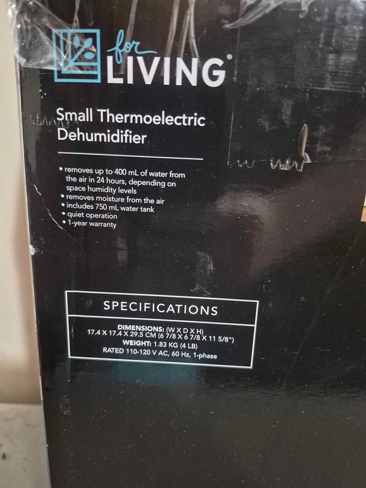 For Living Small Thermoelectric Dehumidifier - photo 5