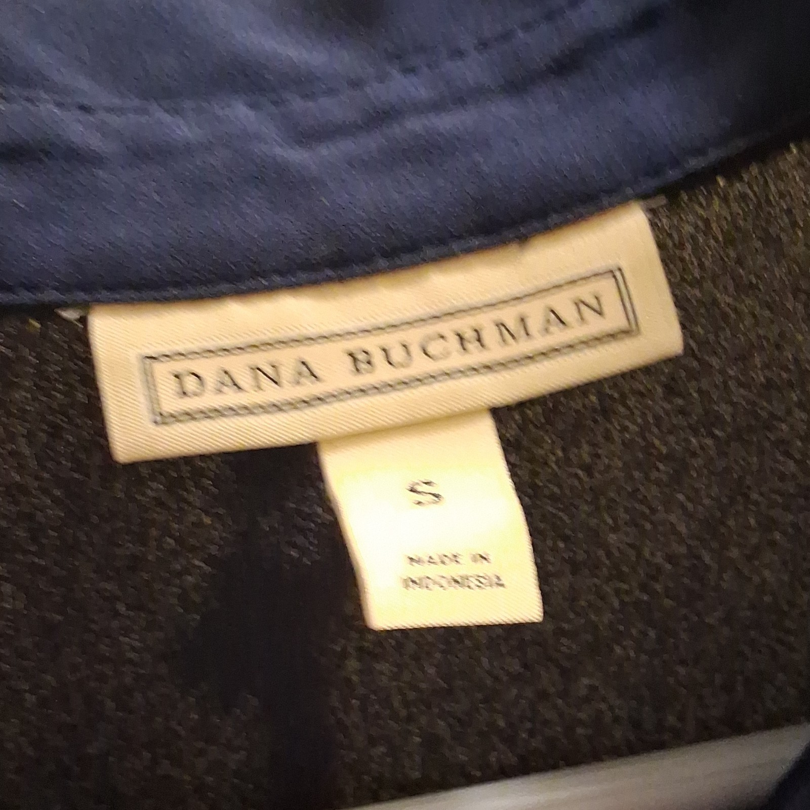 Dana Buchman Blue Solid Sleeveless V-Neck Pullover Blouse Size S - photo 2