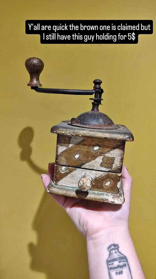 Vintage coffee grinder