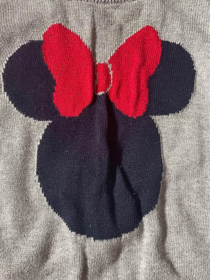 Girls Minnie Mouse Knit Sweater image indicator(2)