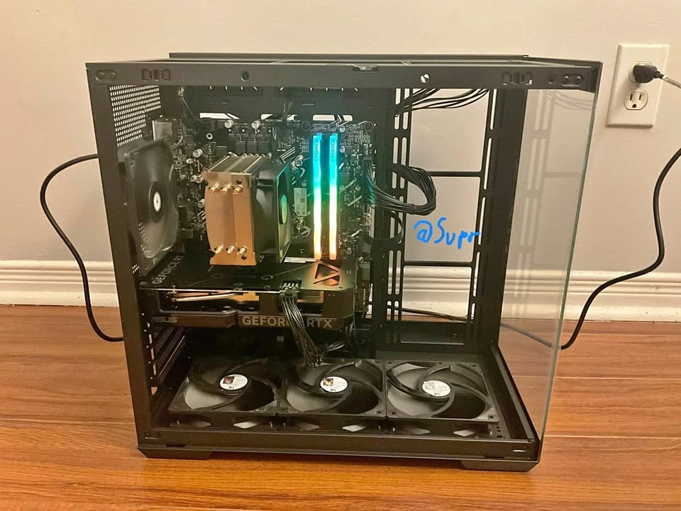 14th gen i5 14400F + RTX 4060 Dual chamber gaming PC