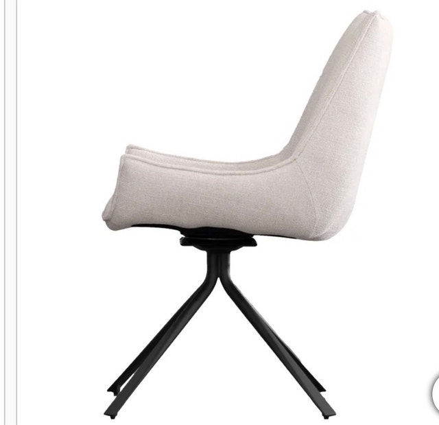 Brand New Mobital Vita Swivel Accent Dining Chair, 2-pack - photo 4