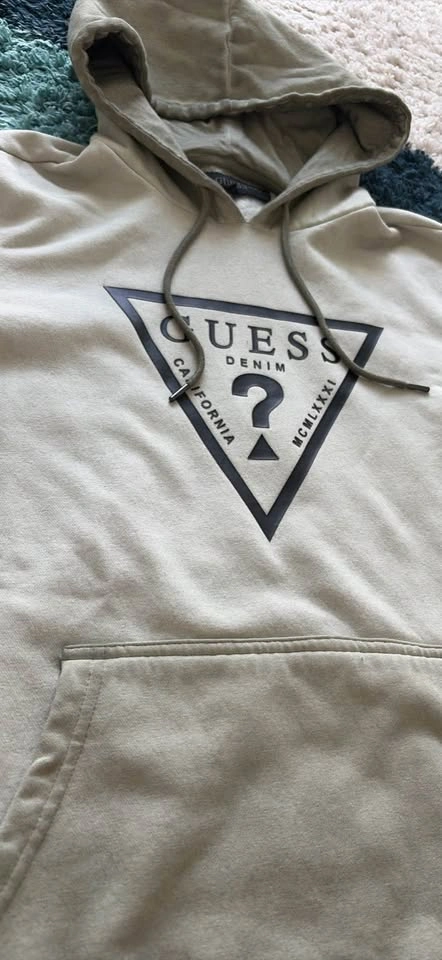 NEVER WORN Authentic Guess Denim hoodie - photo 2