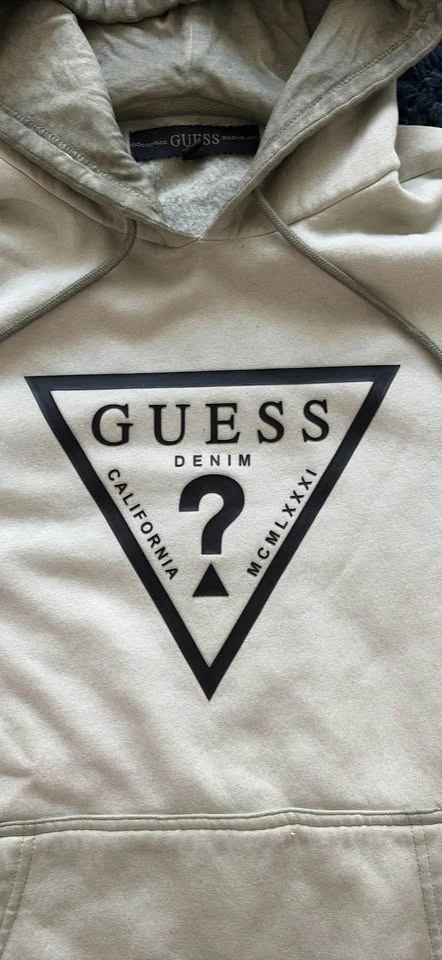 NEVER WORN Authentic Guess Denim hoodie - photo 4