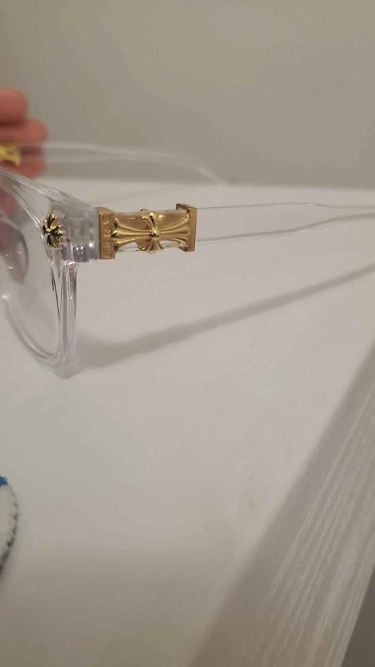 BRAND NEW CONDITION Chrome Hearts blue light glasses - photo 4
