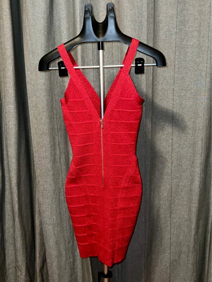 Guess bandage dress - sparkling red - XS - photo 2