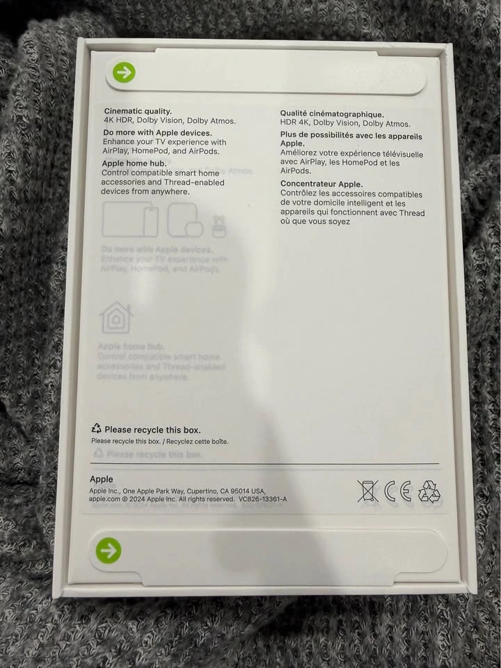 Apple TV 4K (3rd Gen) 128GB Wi-Fi + Ethernet (Sealed) - photo 2