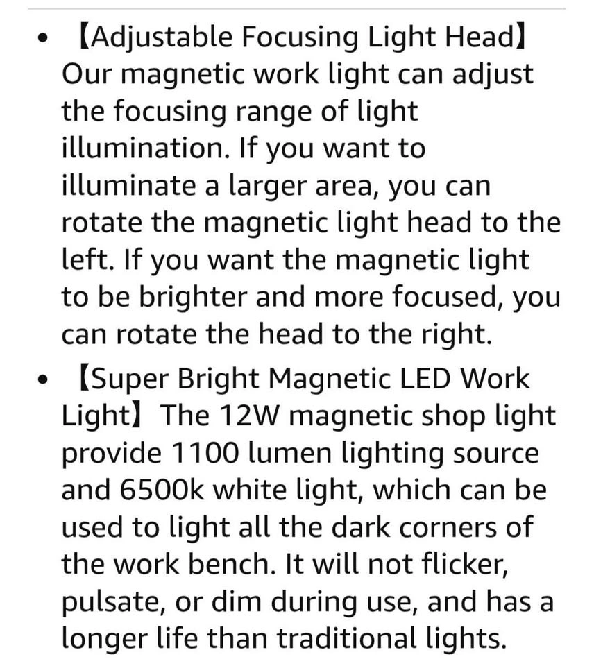 Magnetic work light, LED machine light with flexible gooseneck - photo 4