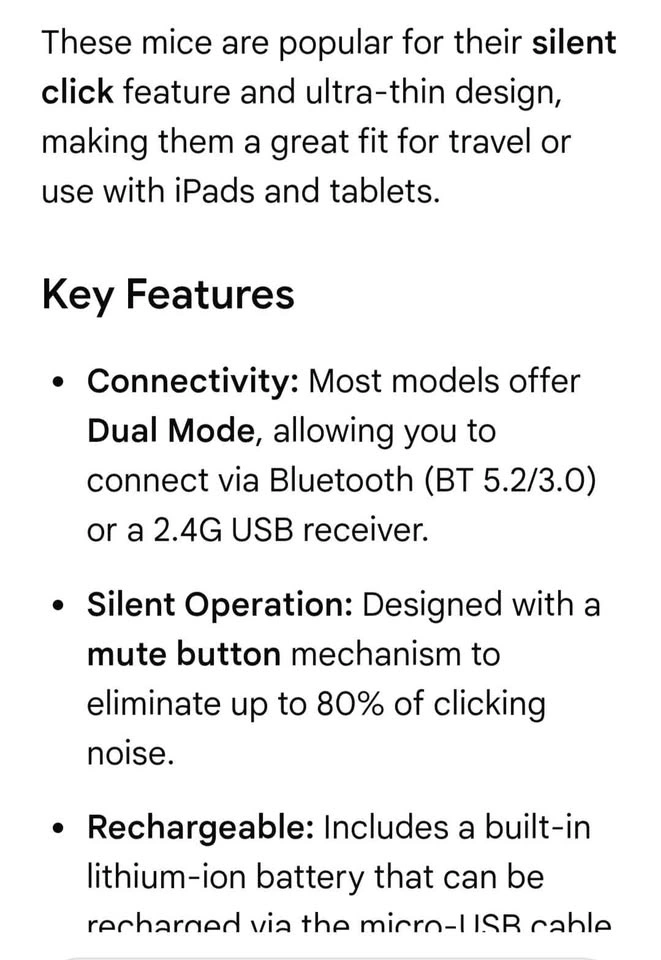 Super Space Wireless Bluetooth Keyboard and Mouse Combo Blue - photo 3