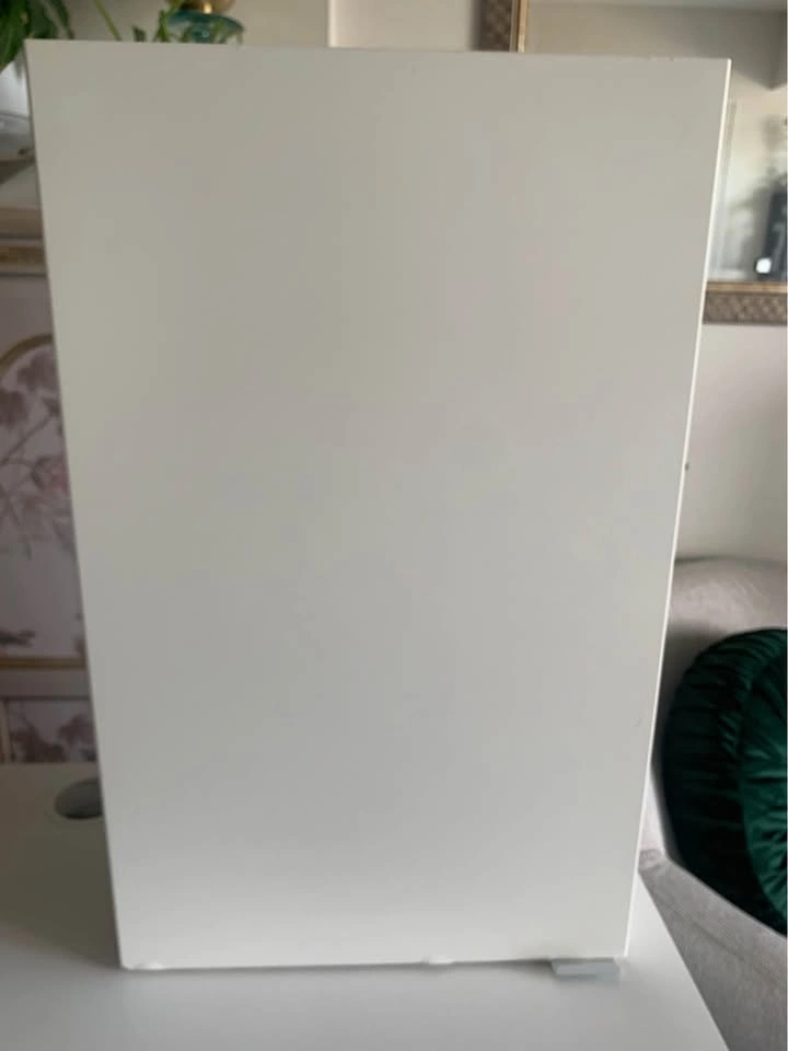 IKEA LILLHAGRN White Wall Cabinet with Glass Shelves - photo 3
