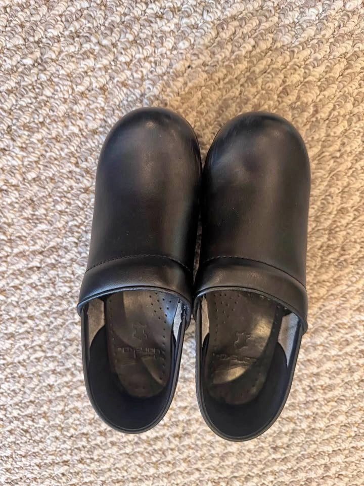 Dansko Professional Black Clogs size 38