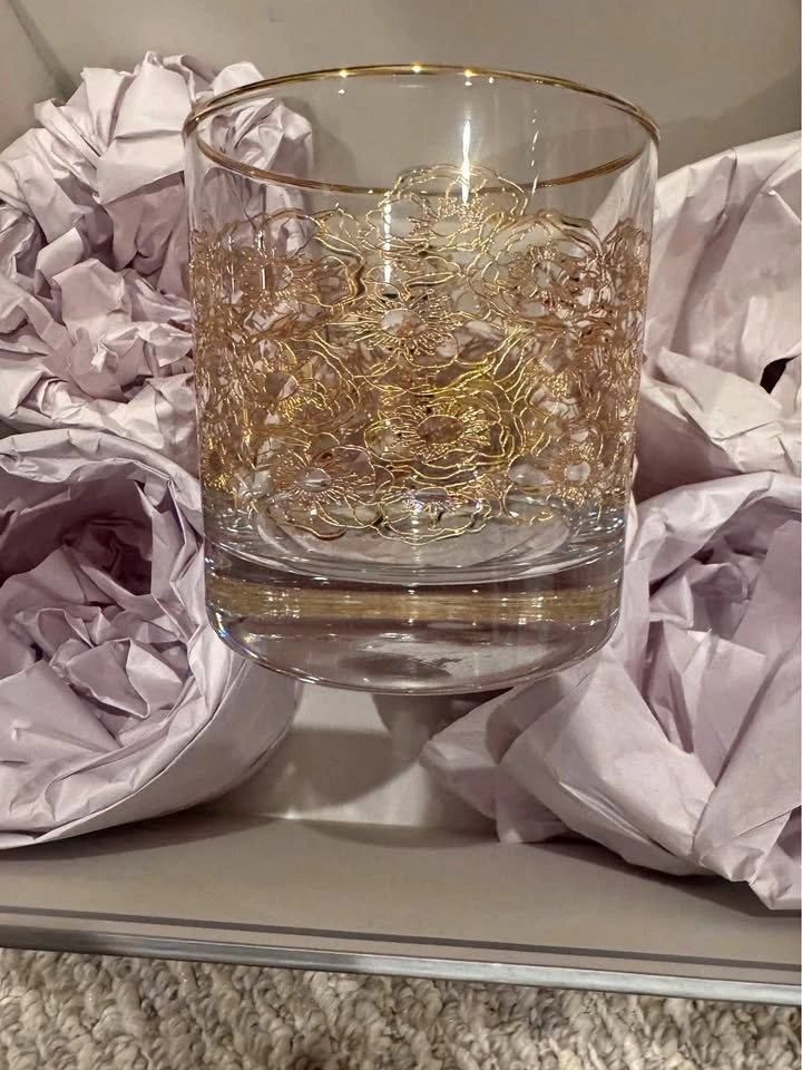 Brand New Set of 6 Old Fashioned Drinking Glass Set