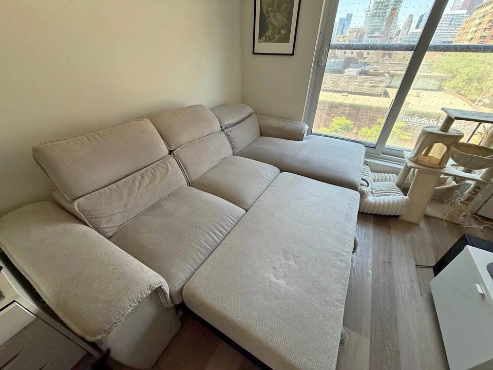 Structube Odette Pull Out Couch with Storage