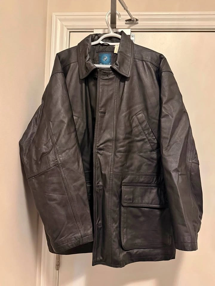 Protocol Leather Jacket Size 44 L/G