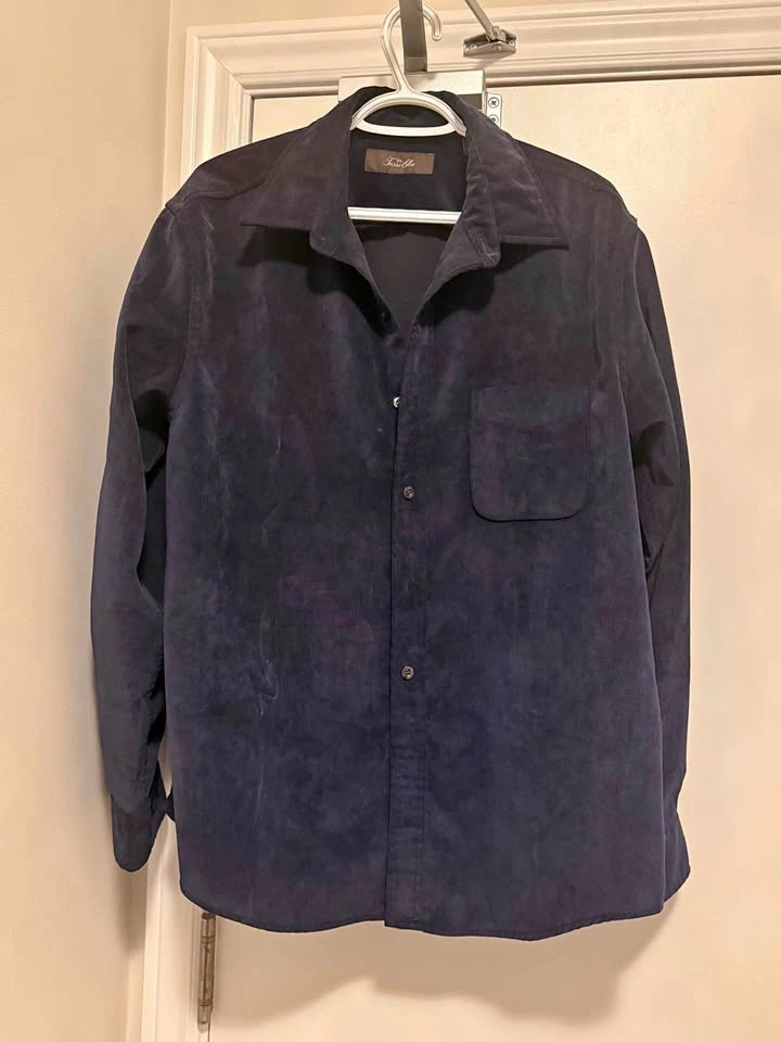 Tasso Elba Corduroy Button Down Shirt