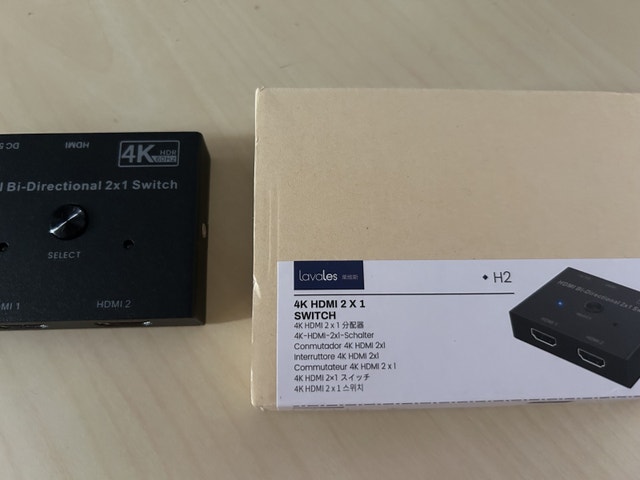 4K 2 in 1 HDMI Switch